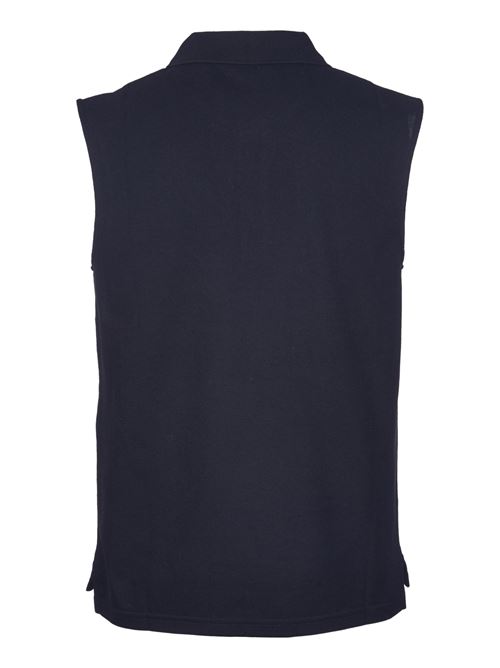 SLEEVELESS POLO SHIRT SAINT LAURENT | 775377Y37HC1000